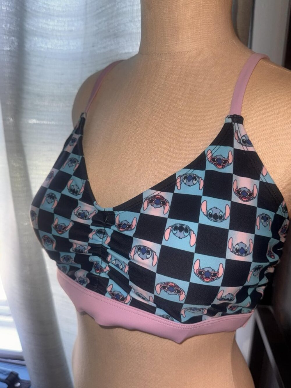 LARGE Stitch pullover bikini top from HOT TOPIC NEW